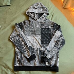 bdg bandana printed hoodie